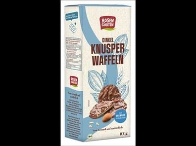 Rosengarten 6x Dinkel-Knusperwaffeln Vollmilch 100g