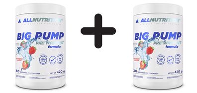 2 x Allnutrition Big Pump, Strawberry - 420g