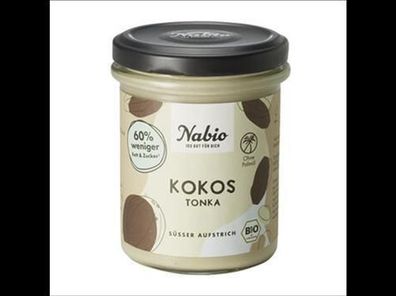 Nabio 6x Nabio Süßer Aufstrich Kokos Tonka 175g