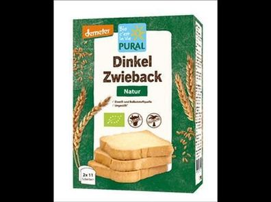 Pural 6x Dinkel Zwieback demeter 200g