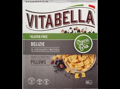 Vitabella 6x Vitabella Bio Haselnuss-Schoko Kissen glutenfrei 300g