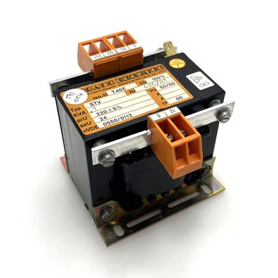 Transformator Dockter STV pri 202 V 220 V 230 V sec 24 V 100 VA T9/114