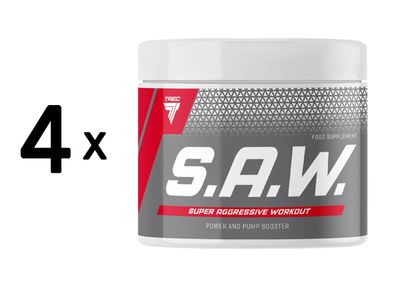 4 x Trec Nutrition S.A.W. (200g) Blackcurrant Lemon