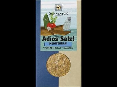 Sonnentor 3x Adios Salz! Gemüsemischung mediterran, Packung 50g