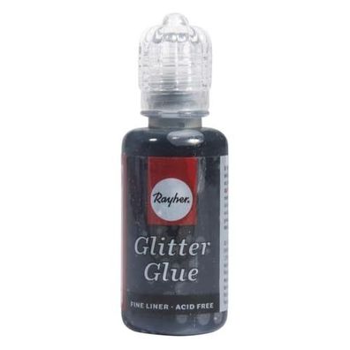 Rayher Glitter Glue 20ml Kohle Schwarz 33840577