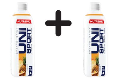 2 x Nutrend Unisport, Pineapple - 1000 ml