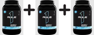 3 x Rule One Source7 Protein, Birthday Cake - 920g
