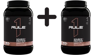 2 x Rule One Source7 Protein, Chocolate - 902g