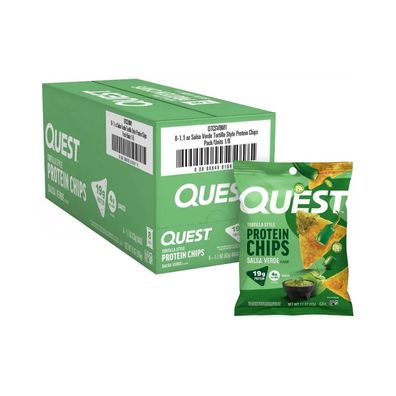Quest Nutrition Protein Tortilla Chips (8x32g) Salsa Verde