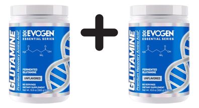 2 x Evogen Glutamine, Unflavored - 300g