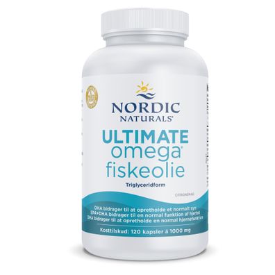 Ultimate Omega Fiskeolie, 1280mg Lemon - 120 softgels
