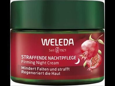 Weleda 3x WELEDA Straffende Nachtpflege Granatapfel & Maca-Peptide 40ml