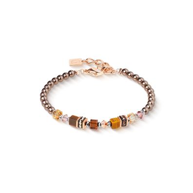 Coeur de Lion Armband 2103-30-1100 Princess Earth Glow Roségold, Braun