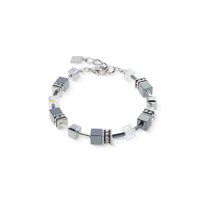 Coeur de Lion Armband 4015-30-1217 GeoCUBE® Silber, Schwarz