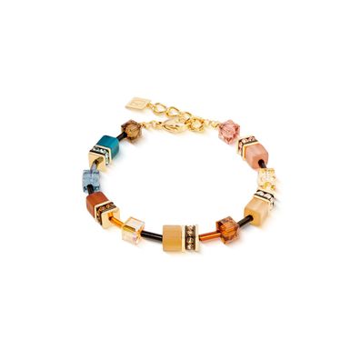 Coeur de Lion Armband 2838-30-1131 GeoCUBE® Iconic Earth Mirage Gold, Multicolor