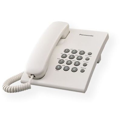 Panasonic | Kabelgebunden | KX-TS500FX | Weiß | 150 x 200 x 96 mm | 475 g