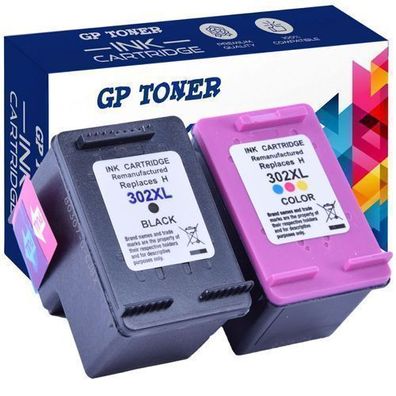 Druckerpatrone XL für HP 302XL DeskJet 2130 3630 OfficeJet 4650 3830 Envy 4520