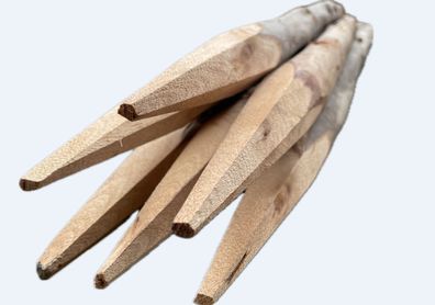 Eukalyptus Pfosten mit Rinde 100 cm - Allrounder für jeden Einsatz im Garten