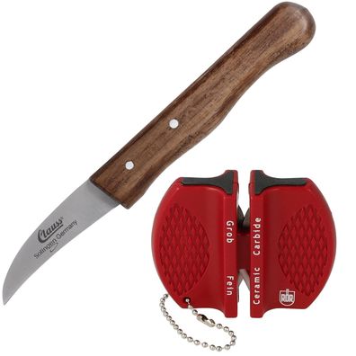 Solingen Original Zöppken Schälmesser Messerschärfer Set Rostfrei Messer klein