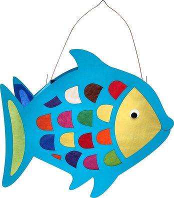 Laternen Bastelset Fisch von Prell, 4 Stück vorgestanzt