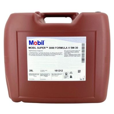 Mobil Super 3000 Formula V 5W-30 20 Liter