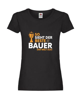 Der Beste: Bauer | Landwirt | Bauernhof | Landwirtschaft Damen Shirt Schwarz
