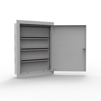 Doktorvolt Verteilerkasten Unterputz Sicherungskasten ausMetall 72Module 3reihig 1642