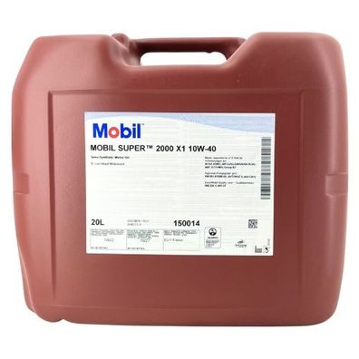 Mobil Super 2000 X1 10W-40 20 Liter