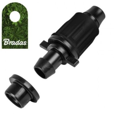 Garten Bewässerung Tropfschlauch Verbinder fér 16mm PE Rohr mit Dichtung Bradas