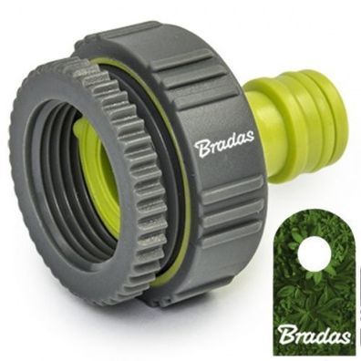 Hahnanschluß 3/4" - 1/2" Adapter Hahnstéck LIME LINE SOFT LE-S2198K BRADAS 3591