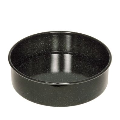 Riess Moule à tarte Ø28cm Moule à pâtisserie/à rôtir fond élévateur émaillé noir