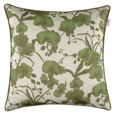 Schöner WOHNEN Zierkissenhülle Orchid grün 45x45cm
