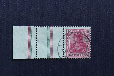Deutsches Reich Zusammendruck MiNr. RL 12 gestempelt (AK 054)