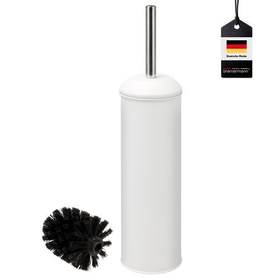 bremermann WC-Garnitur RIALTO, WC-Bürste Standbürste, Edelstahl/Metall weiß