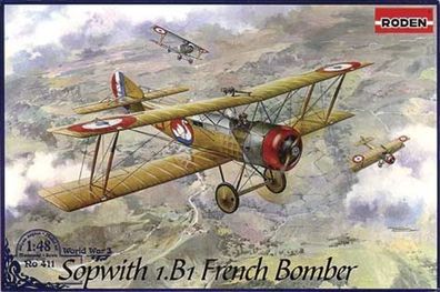 Roden 1:48 411 Sopwith 1. B1 French Bomber