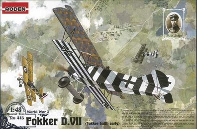 Roden 1:48 415 Fokker D. VII (early)