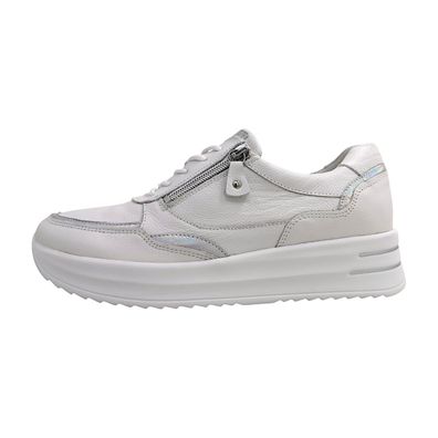 Waldläufer H-Arianna 755004-311/663 Weiß weiß/silber 663