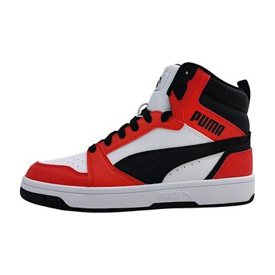 Puma Rebound V6 Mid Jr. 393831/003 Weiß white/black 03