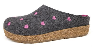 Haflinger Grizzly Cuoricini 741031 Grau 4 anthrazite