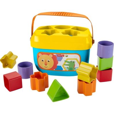 Korb mit Bauklötzen Mattel 10 pcs (6+ monate)
