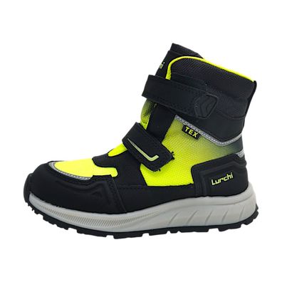 Lurchi 95L0083010 Schwarz Black/lime 01917