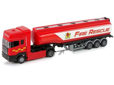 Roter Feuerwehr Tankwagen 30 cm lang