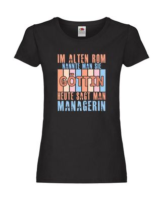 Im Alten Rom: Managerin | Management Damen Shirt Schwarz