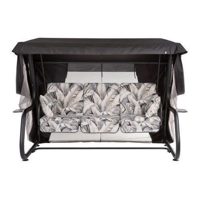 Hollywoodschaukel mit Moskitonetz Black Edition Venezia G057-06PB PATIO