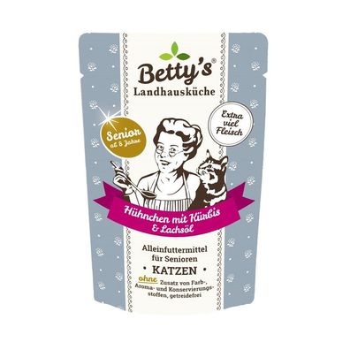 Bettys Landhausküche FB für Senior - Hühnchen & Kürbis 12 x 100g