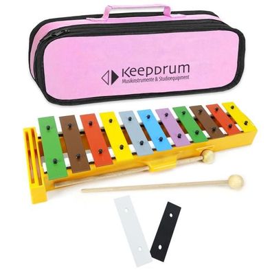 Sonor Glockenspiel GS PLUS mit 2 Klangstäben und Tasche Pink