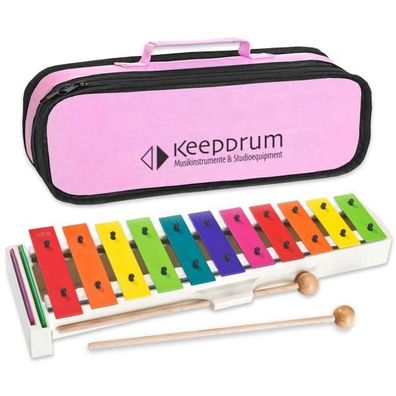Sonor Glockenspiel BWG Boomwhackers mit Tasche Pink