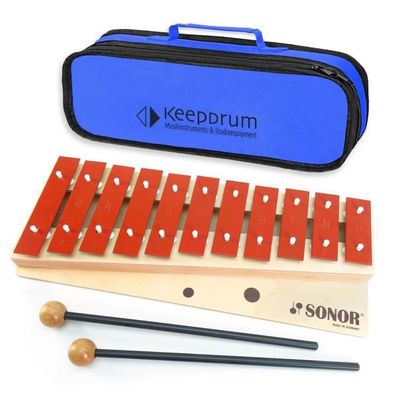 Sonor Glockenspiel G10 Sopran mit Tasche Blau