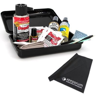 Caig DeoxIT SK-AV35 Audio Video Pflegeset mit Tuch