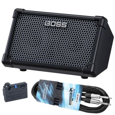 Boss Verstärker Cube Street II BK mit BT-Dual Adapter und Kabel